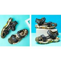 Sandalias de playa de verano para niños, sandalias deportivas antideslizantes transpirables, zapatos de playa para exteriores para niños, zapatos de seguridad planos suaves con punta cerrada - details 13