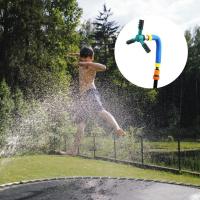 Aspersor de trampolín giratorio de 360 ​​grados, riego automático en espiral, aspersor de ducha para mascotas, boquilla de riego de jardín ajustable - details 11