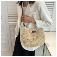 Bolso de estilo bohemio cruzado para mujer, bolso de hombro tejido a mano para vacaciones en la playa - details 3