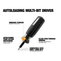 Llave de trinquete Reversible multibits TOUGHBUILT, 6 en 1, recarga automática, juego de destornilladores manuales multifuncionales, TB-H5-M-01 - details 2