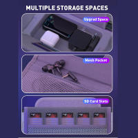 Estuche de transporte EVA con ranuras para consola de juegos, bolso Compatible con consola multicapa para cubierta de vapor, estuche de almacenamiento con cremallera, protector - details 5