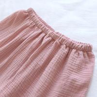 Conjunto de pijama de 2 piezas para pareja japonesa, hilo de algodón fino, pantalones cortos de manga corta, kimono para hombre y mujer, decoración del hogar - details 21