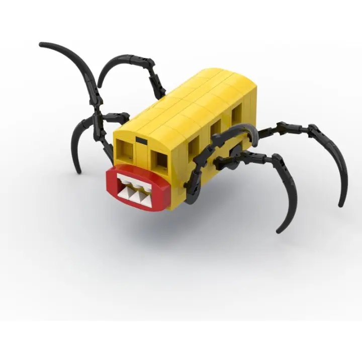Juego de bloques de construcción de figuras de Charles, juego de terror, tren de araña, modelo de monstruo, juguetes, ladrillos de construcción coleccionables, regalo de cumpleaños para niños, adultos, fanáticos (190 piezas) - 1