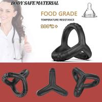 Anillo de silicona negro Leten para retrasar la eyaculación, bloqueador de semen, anillo reutilizable para hombres, juguetes sexuales para parejas, sex shop. - details 1