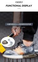 Zapatos Universales de Seguridad para Hombres Cabeza de Acero, A Prueba de Golpes, Antideslizantes, Hebilla Giratoria, Resistentes al Desgaste - details 38