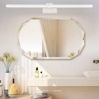 Lámpara LED de Espejo 24W 1170LM Lámpara de espejo Aplique Blanco Frio 5500K Luz natural para Espejo Muebles de Maquillaje Aparato Montado en la Pared, Negro, 80CM - details 23