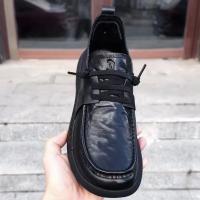 Zapatos nuevos de cuero genuino, estilo británico, antideslizantes, con suela gruesa y versátiles a la moda. - details 7