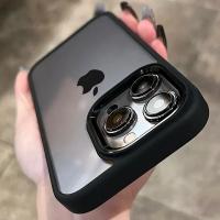 Funda de Metal con Marco para iPhone Cubierta Suave de Acrílico Transparente a Prueba de Golpes - details 7