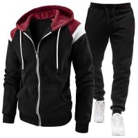 Conjunto de Moda Invernal para Hombres Sudadera con Capucha y Pantalones Estilo Casual - details 2