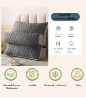 Almohada de lectura triangular para adultos, cojín de látex con cuña grande, decoración de cama, sofá cojines para cama, almohada - details 8