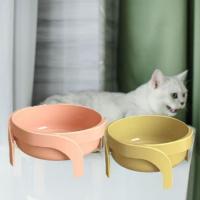 with Stand Raised Cat Bowl Anti overturning HIPS Elevated Dog Bowls Neck Protection Candy Color Cat Food Bowl Kitten - details 5