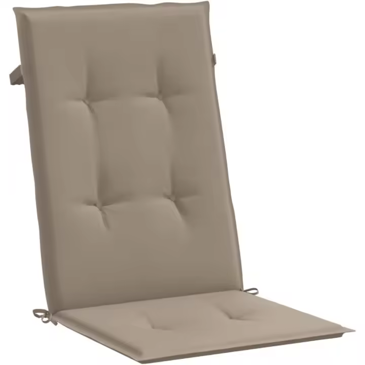 Acolchados para sillones, cojines para patio, tela gris topo - 1