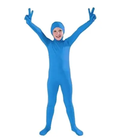 Venta caliente transfronteriza de medias de Spider-Man con fugas y semicubiertas, ropa Zentai, ropa para actuaciones en el escenario, mono de color liso - 1