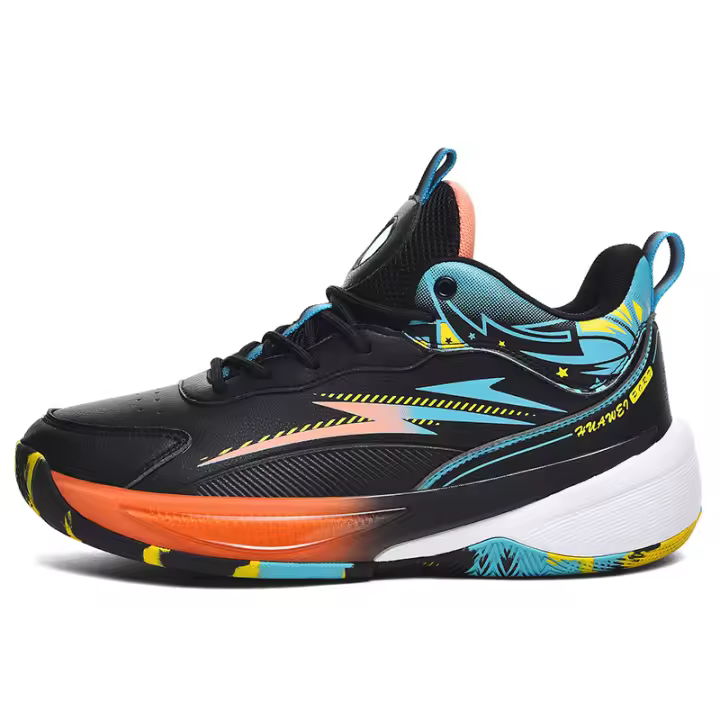 Zapatillas de Baloncesto de Microfibra Versátil Casual Resistentes al Desgaste para Hombres Medianos y Adultos Zapatillas de Moda - 1