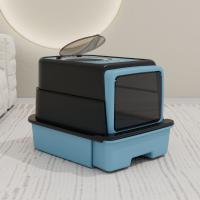 XLFean Arenero para Gatos, Caja de Arena con Bandeja Extraíble, Pala, Espacioso para Gatos Grandes, Carga de 15 kg, Antifiltración,Antiescapes,50*40CM*38CM - details 0