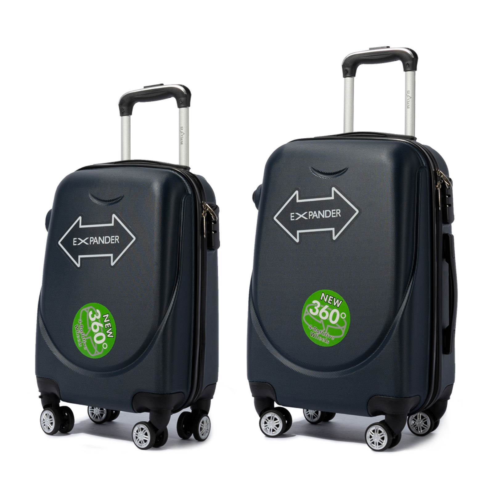 Juego de Maletas de Viaje Ligeros y Resistentes a Arañazos Ruedas de 4 Piezas