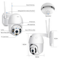 Cámara exterior 360 grados doméstico wifi Internet remoto inteligente Visión nocturna alarma vigilancia - details 17