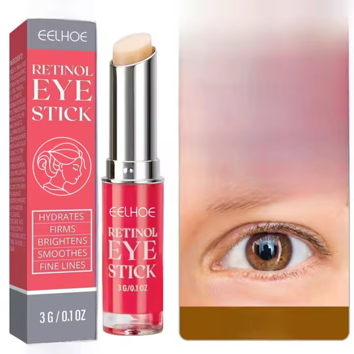 Crema para los Ojos de Retinol Reducción de Arrugas, Eliminación de Ojeras, Reafirmación Firmeza, Blanqueo Hidratante Iluminación de Piel - 1
