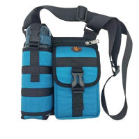 Bolsos de hombro con soporte para botella de agua, bolso cruzado para deportes al aire libre, senderismo - details 7