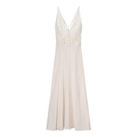 Vestido de tirantes de encaje con retazos calados versátiles a la moda para mujer nuevo estilo - details 3