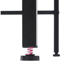 Bar, Conjunto de taburetes con mesa para bistró, Conjunto minimalista de comedor con asientos estilo industrial (madera industrial oscura, rústica) - details 4