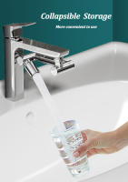 Grifo de Metal escalable de 1440 ° para cocina, aireador a prueba de salpicaduras, boquilla de filtro, extensor de agua para ahorro de agua - details 6