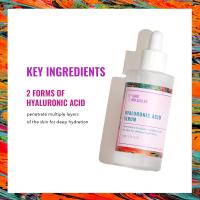 Good Molecules Suero de ácido hialurónico - Fórmula hidratante y no grasosa para hidratar y rellenar - 1% HA, antienvejecimiento, cuidado de la piel a base de agua para el rostro - details 7