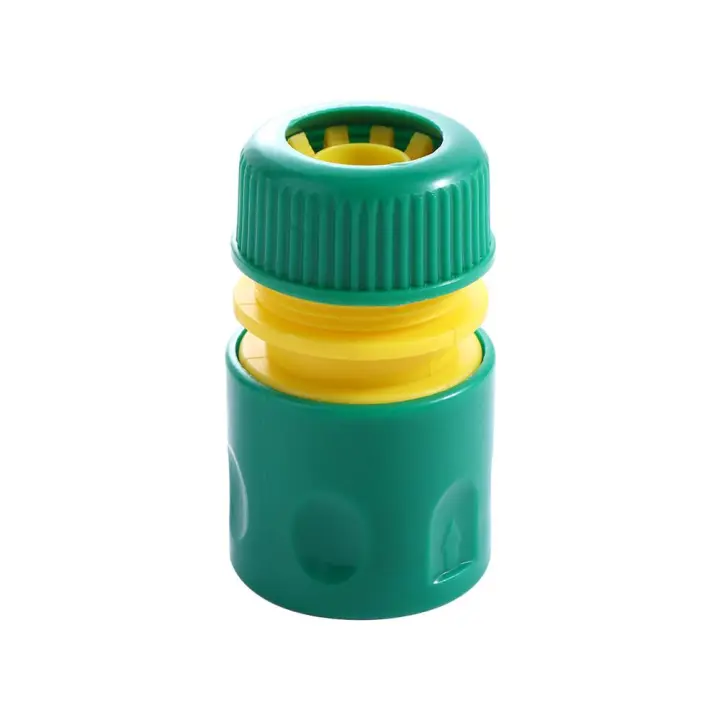 Conector de manguera de plástico para jardín, sistema de riego de jardín, adaptador de manguera, Conector de tubería de agua, lavado rápido de automóviles, roscado 1/2 - 1