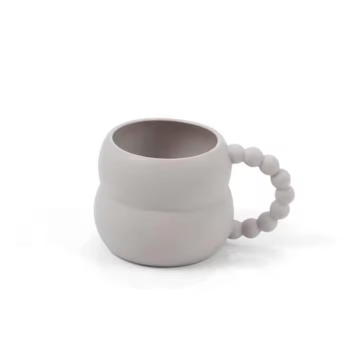 Taza con mango de perla creativa personalidad linda taza de calabaza taza de café para el hogar exquisita taza de té pareja taza de cerámica - 1
