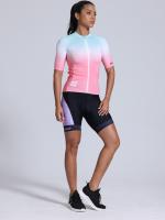 Pantalones cortos de ciclismo con costuras de dos tonos, alta elasticidad y transpirabilidad, pantalones cortos deportivos al aire libre, ropa deportiva para mujeres - details 22