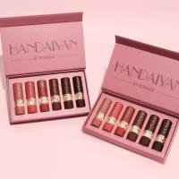 HANDAIYAN Juego de lápiz labial mate de terciopelo, kit profesional de tinte de labios desnudo, resistente al agua, de larga duración, de secado rápido, antiadherente, hasta 24 horas de uso - details 12