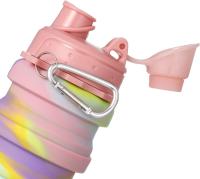 Botella de Agua Plegable de Silicona para Niños 500ml Ideal para Escuela, Viajes, Deportes, Camping - details 2