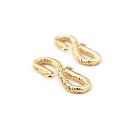 Cierre de latón color oro de 18K en forma de S y M para pulseras y collares, suministros para la fabricación de joyería, accesorios para bricolaje. - details 49
