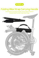 Mango de transporte de bicicleta, empuñadura de mano para marco de ciclismo plegable Brompton, correa de hombro, accesorios de bicicleta - details 0