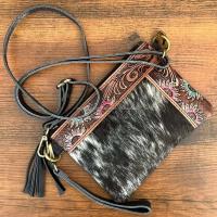 Bolso crossbody de cuero genuino de la muñeca de las mujeres de moda hechas a mano vendedoras calientes, mini bolso del solo hombro - details 3