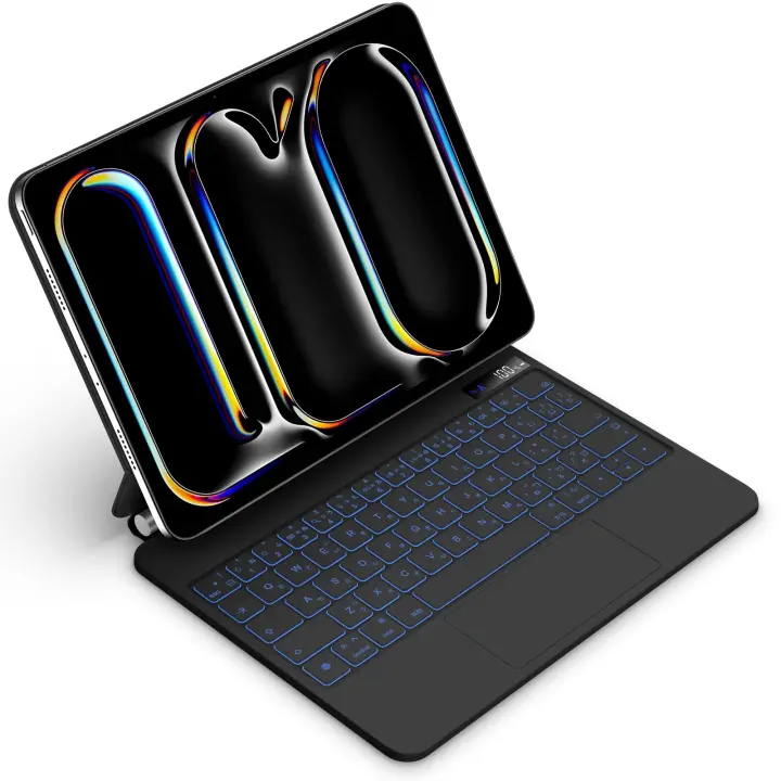 Teclado mágico para iPad Pro 13 2024, funda para iPad Air 6, 11 pulgadas, iPad Air 4 Air 5 10,9 Pro 12 9, Trackpad multitáctil - 1