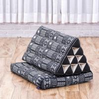 Cómodo Colchón De Suelo con Cojín De Lectura, Futón Japonés, Cama Plegable O Esterilla De Masaje Tailandés, 170 x 53 cm, Azul Claro - details 95