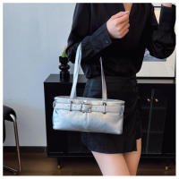 Bolso para axilas con textura premium, bolso de hombro portátil informal versátil de estilo simple para mujeres de moda - details 30