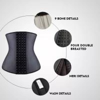 Faja moldeadora de abdomen para adelgazar, corsé de látex original, Instagram, 25 Steel Bo - details 11