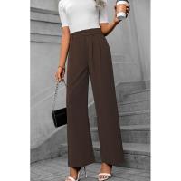 Pantalones de oficina de cintura alta y pierna recta para mujer para otoño - details 18