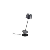 Lámpara, Lámpara de Mesa Recargable e Inalámbrica con Control Táctil, También Adecuada como Lámpara de Exterior, Atenuador, 2700-3000 K, Altura 29 cm, Color Blanco - details 3