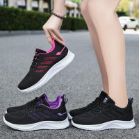 Zapatillas casuales para mujer 2025 con suela suave y transpirable, zapatos tejidos para madres, zapatillas para correr. - details 5