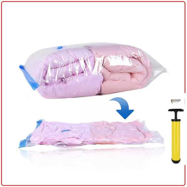 Bolsa de Almacenamiento de Vacío Reutilizable Forma Cuadrada Clásica Ideal para Ropa - 1
