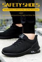 Zapatos de seguridad para hombres y mujeres, calzado deportivo de trabajo transpirable, zapatos con punta de acero, zapatos de protección de seguridad resistentes a pinchazos - details 2