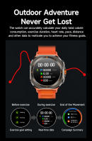 2025 nuevo Z7 Ultra Smartwatch GPS Track SOS llamada de emergencia asistente de voz detección de ritmo cardíaco Smartwatch para Galaxy Watch Ultra - details 11