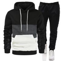 Sudadera con Capucha de Bloque de Colores Nueva y Traje Deportivo Casual de Alta Calidad para Primavera y Otoño - details 6