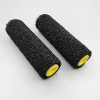 Cepillo De Rodillo De Fibra Negra De 9 Pulgadas Para Aplicación De Masilla Textura De Arte De Pared - Herramienta De Bricolaje Para Decoración Del Hogar, 9inc Negro Cepillo De Fibra Rodillo - details 1