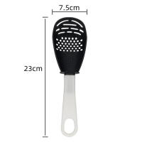 Cuchara coladora de cocina, cuchara ranurada para escurrir y moler - details 2