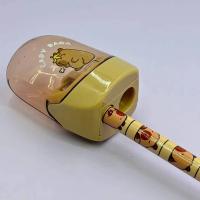 Capybara-afilador de lápices de doble agujero para niños, mini cuchillo de dibujos animados, baratijas de escritorio de plástico, regalo de papelería, creativo, 20 piezas por juego - details 2