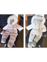 Pijamas calientes y gruesos para bebés, abrigos de lana con capucha interior, abrigos para niños y niñas, recién nacidos - details 1